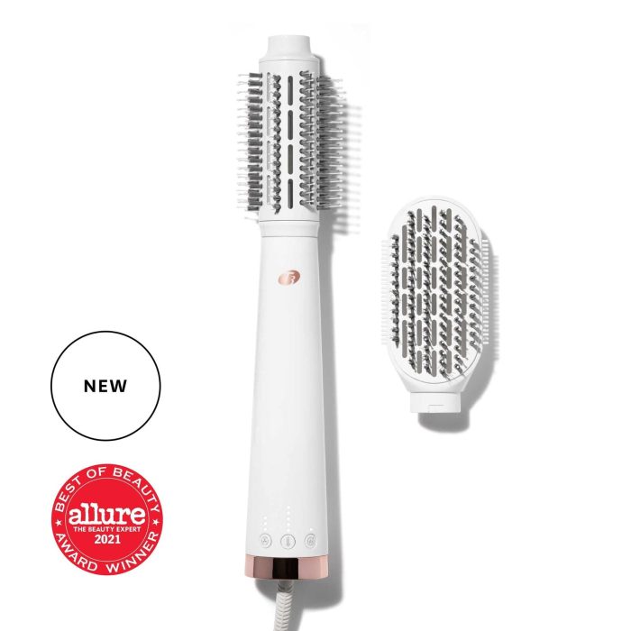 T3 Airebrush Duo interchangeable hot air blow dry brush
