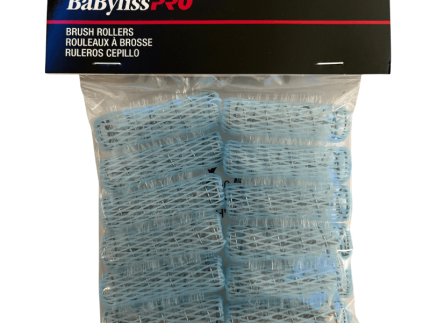 Brush Rollers Blue 12pcs (1cm | 1/2)