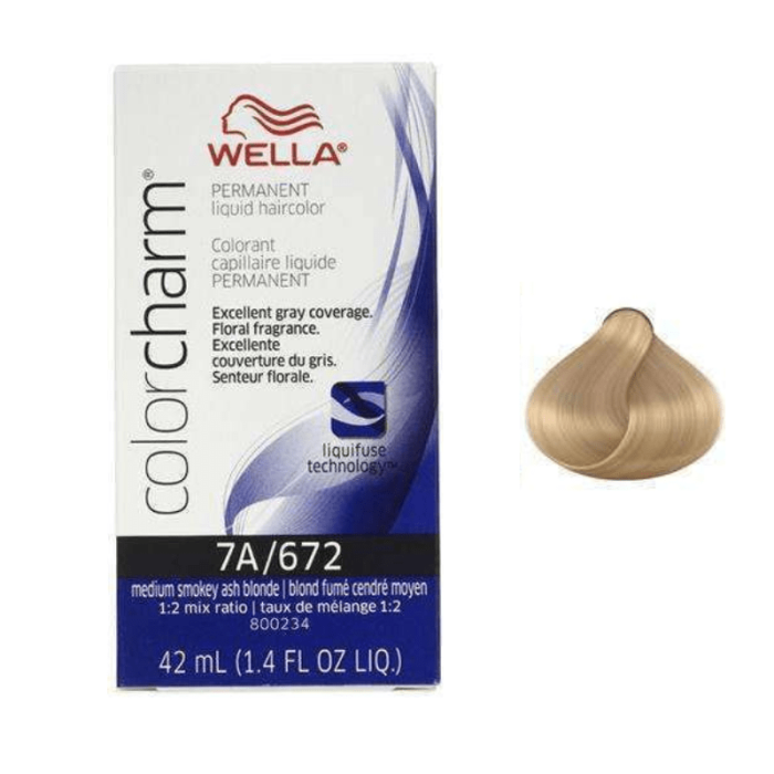 Color Charm 7A/672 Medium Smokey Ash Blonde 1.4oz