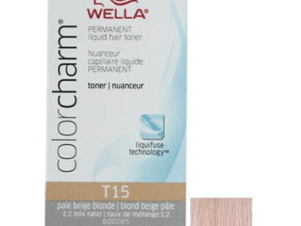 Color Charm Liquid Toner T15 Pale Beige Blonde 1.4oz