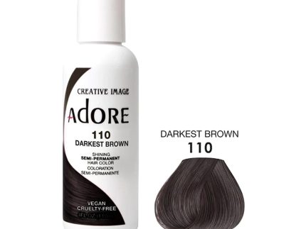 Darkest Brown 110 semi-permanent hair color