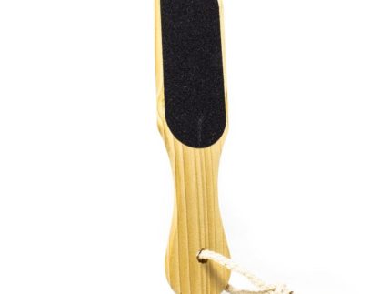 Foot File With Natural Wooden Handle