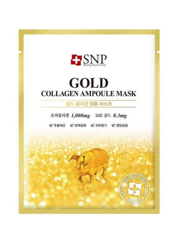 Gold Collagen Ampoule Mask 1000mg/24K 0.3mg