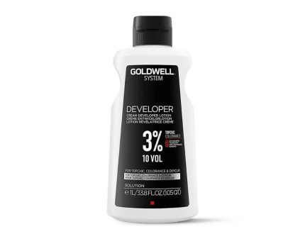 Goldwell Topchic/Oxycur 3%/10 Vol Cream developer Lotion with Bondpro+ 1L