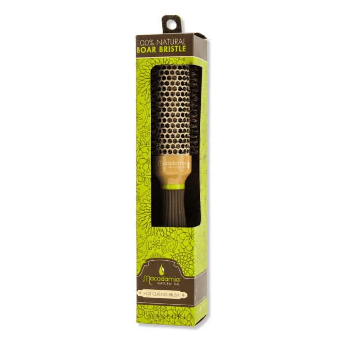 Hot Curling Brush Natural Boar Bristle