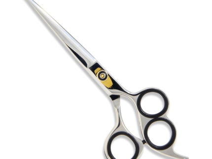 Haircutting Shears - 3 Hole Silver Stainless Steel