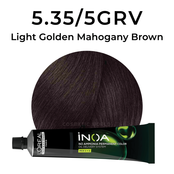 iNOA 5.35/5GRV Light Golden Mahogany Brown