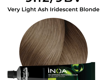 iNOA High Resist 9.12/9BV Very Light Blonde Ash Iridescent
