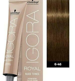 Igora Royal Nude Tones 6-46 Dark Blonde Beige Chocolate