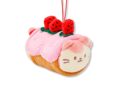 Kittiroll Plush Keychain