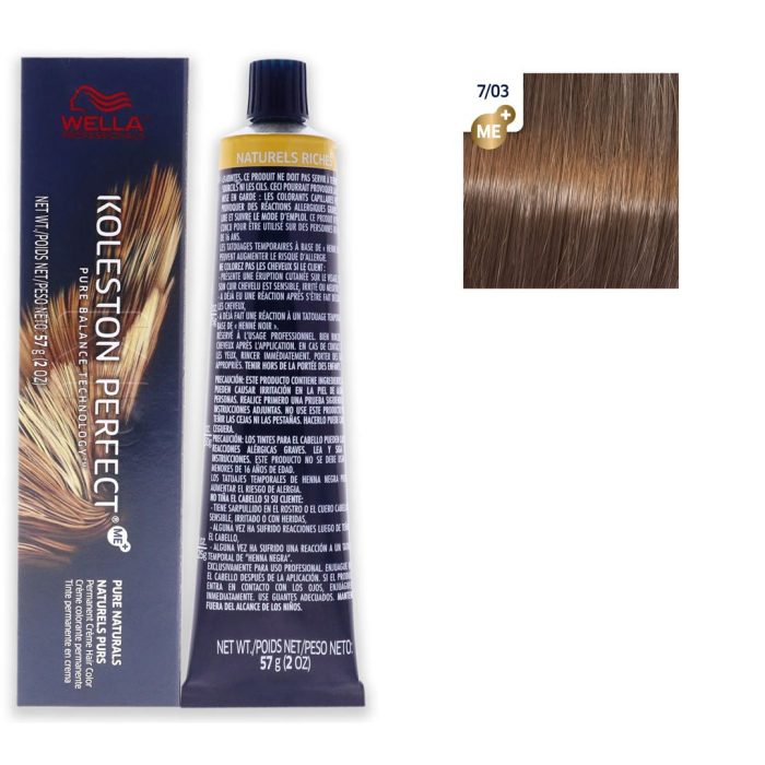 Koleston Perfect Me+ 7/03 Medium Blonde / Natural Gold