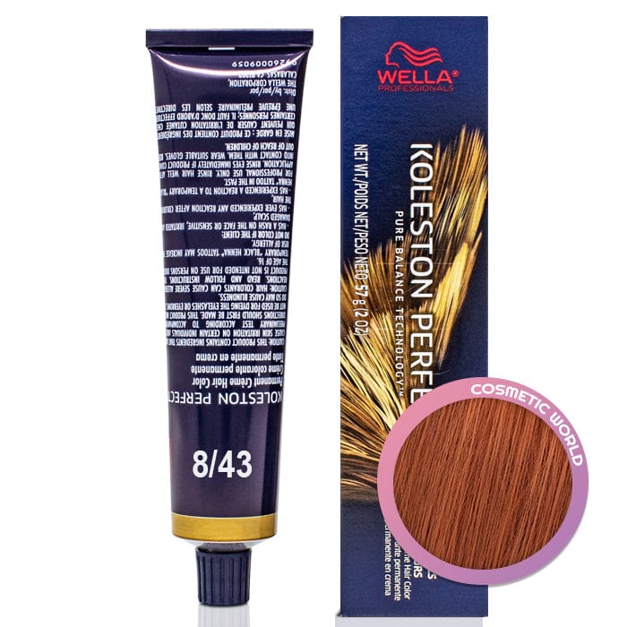 Koleston Perfect Me+ 8/43 Light Blonde/Red Gold