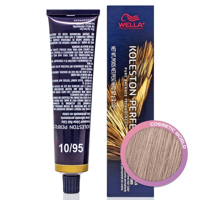 Koleston Perfect Me+ 10/95 Lightest Blonde/Cendre Red-Violet