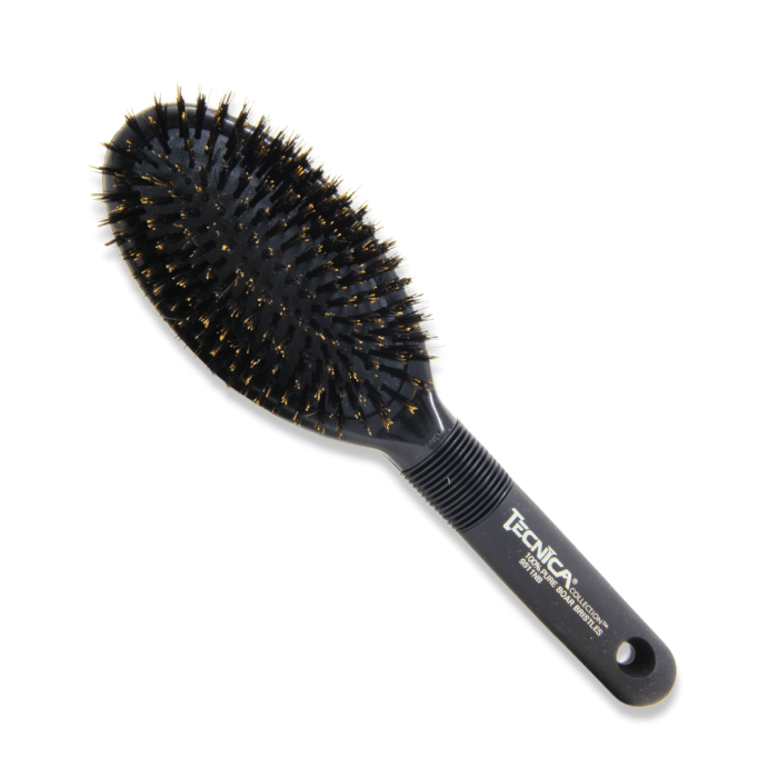 Oval Brush with Natural Boar Bristles