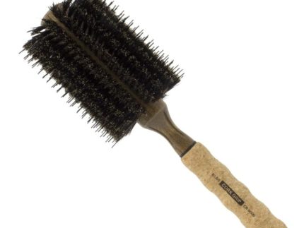 Round Brush -  Natural Boar Bristle - Cork grip 2.75/ 7 cm