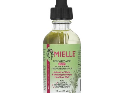 Rosemary Mint Scalp & Hair Strengthening Oil - Light