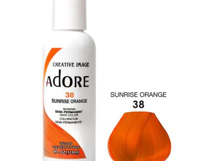 Sunrise Orange 38 semi-permanent hair color