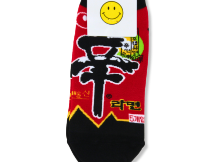 Shin Ramen Print Ankle Socks