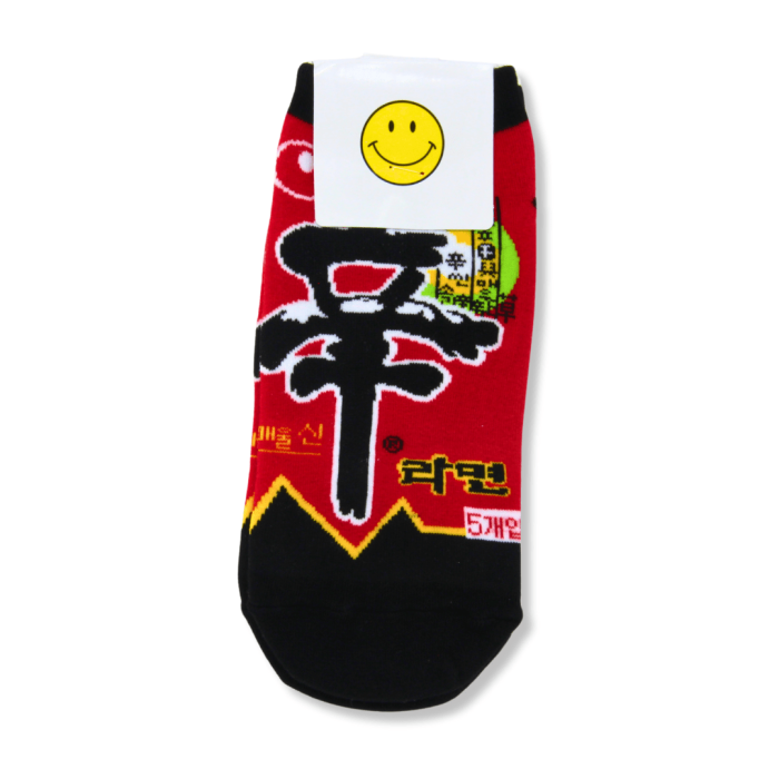 Shin Ramen Print Ankle Socks