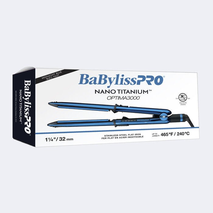Stainless Steel 1 1/4 Flat Iron (Midnight Blue)