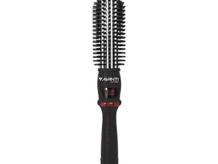 Tourmaline & Ceramic Curling Brush 1 Barrel AVSTYLE100LMC