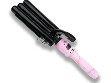 The Waver Triple Barrel Curling Iron - Pink Marble